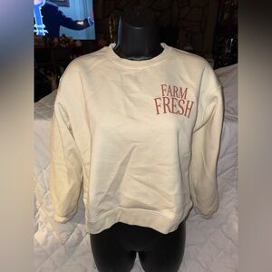 trdmrk Fall Farm Fresh Cropped Sweatshirt